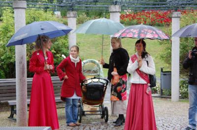 Ein Rosenabend in Gesellschaft